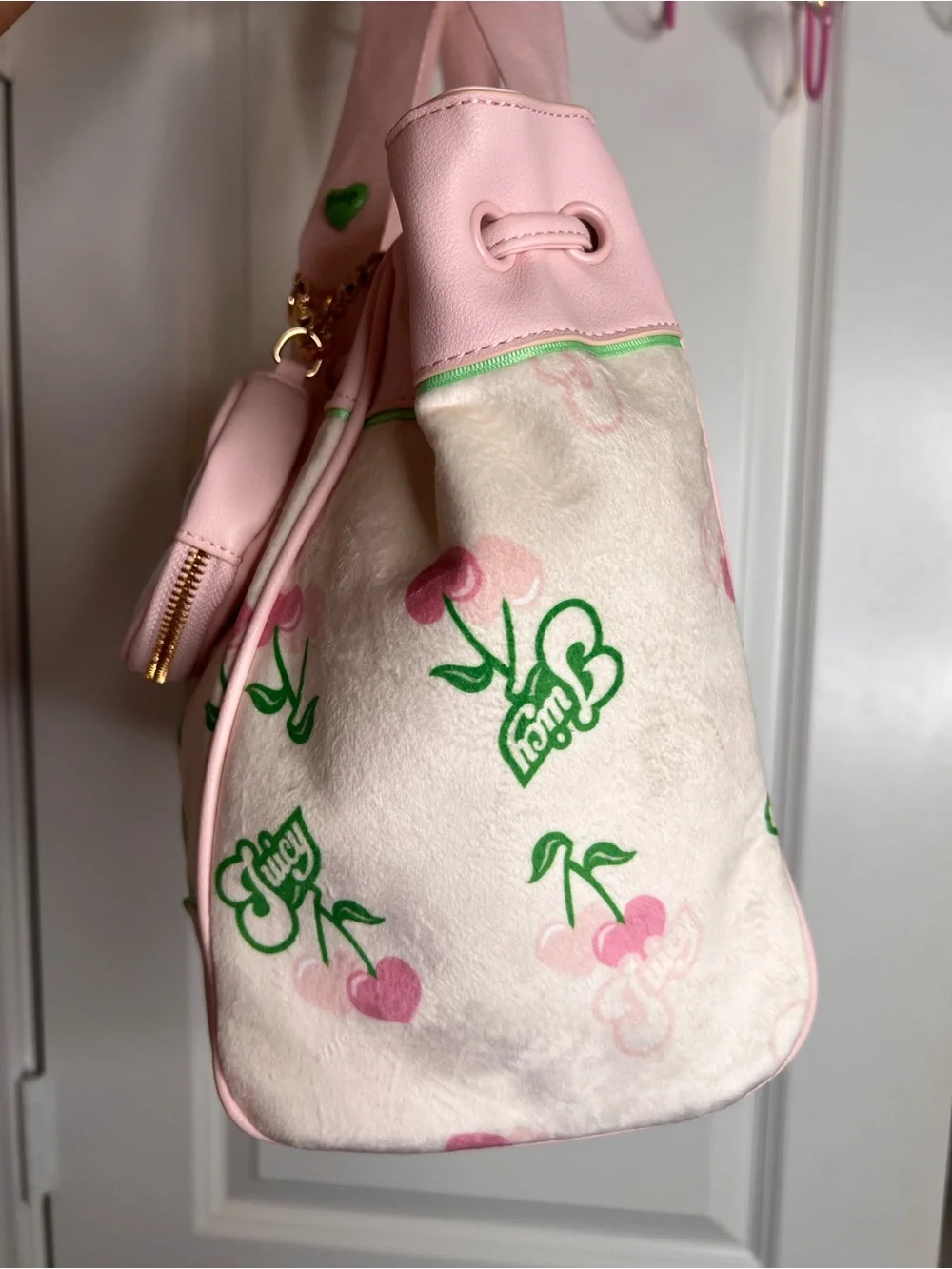 Juicy Couture Retro Cherry Tote Cream Multi